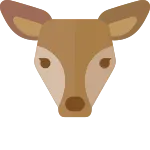 Small Deer SVG Icon